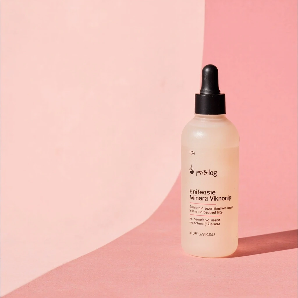 Pixlog-optimized version of the same skincare bottle product photo.
